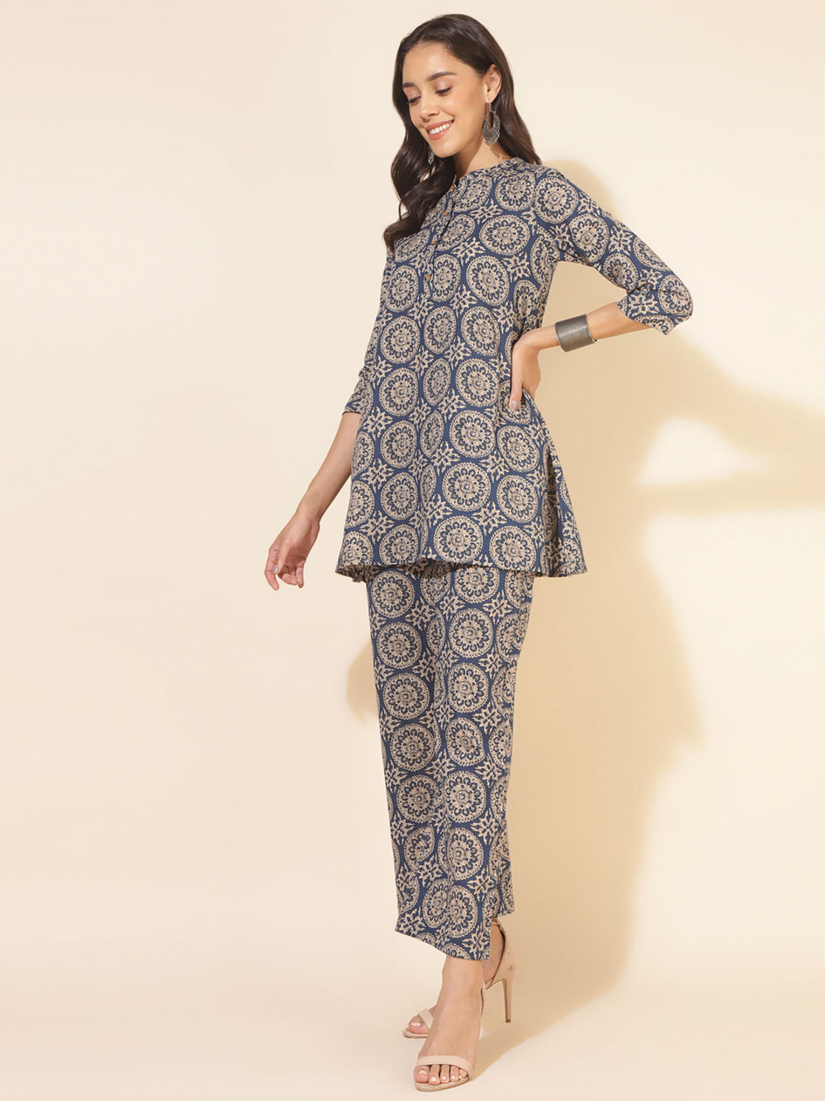 Hand Block Print Cotton Co-Ord Set